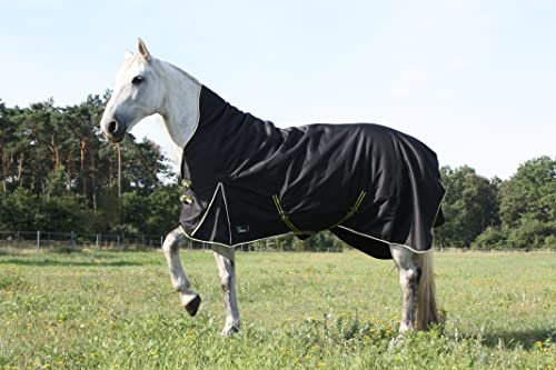 time4horses High Neck Übergangsdecke Regendecke Pferdedecke Winterdecke Outdoordecke 50gr. 1200Denir