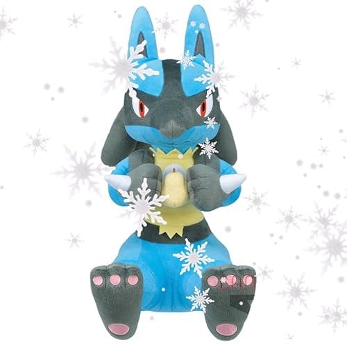 JP Lucario Großer Plüsch Mogu Mogu Time #448 Schnapp sie dir alle!