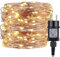 ALED LIGHT Guirlande Lumineuse 32M 320LED,24v Blanc Chaud LED Fil de Cuivre Étanche avec Adapteur Alimentation,Flexible Chaine de Lampe Décoration Extérieur/Intérieur pour Noël Fête Jardin Maison