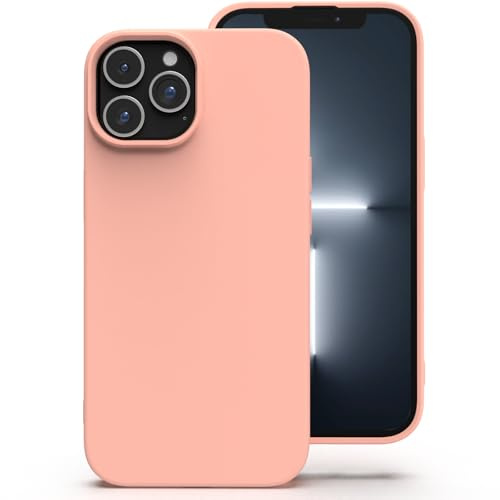 Zuvirelx Silicone Coque pour iPhone 13 Pro Max, Anti-Poussière, Mince, Adapté à la Poche Coque pour Téléphone‌ Apple iPhone 13 Pro Max - Milly Rose