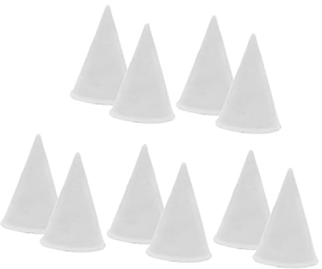 Brennofenstütznagel für Töpferofen, 10 Stück, Weißes Aluminiumoxid | 2x1,5x1,5cm, Delikat, Gratfrei, Angenehmer Griff, zum Formen Keramischer Werke und Glasurbrand
