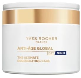 Yves Rocher Anti-Age Global - Supreme Regenerierende Creme - 75 ml | Tägliche Anti-Aging Feuchtigkeitspflege - Gold-Achillea - Sichtbare Ergebnisse, 95% natürliche Inhaltsstoffe
