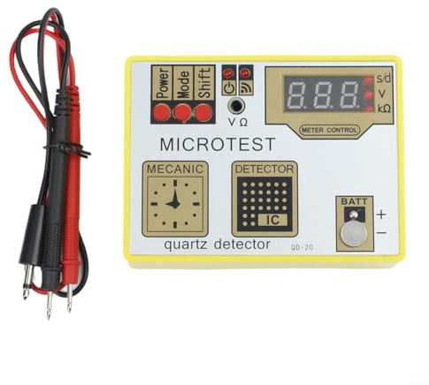 Strumento di riparazione per orologi Qd20 avanzato con funzioni di test e smagnetizzazione degli impulsi per movimenti al quarzo e piccolo per i controlli della batteria