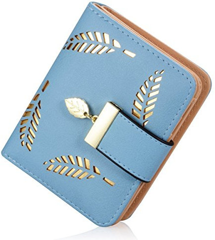 TMEOG Porte Monnaie Femme, Porte-Monnaie en Cuir Bifold Wallet en Cuir en Cuir Porte-Cartes en Cuir Porte-Monnaie en Cuir