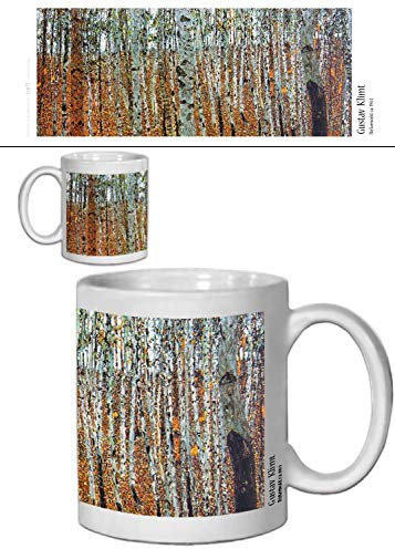 1art1 Gustav Klimt Bois De Bouleaux, 1903 Tasse À Café Mug 9x8 cm