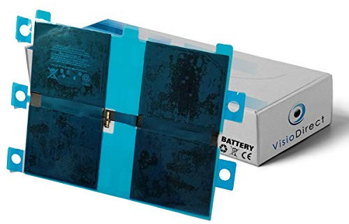 Visiodirect Batterie Interne Compatible pour Ipad Pro 12.9 A1670 A1671 (2017) 11000 mAh 3,8V