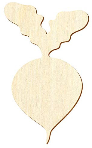 Holz Radieschen - Deko Basteln 5-50cm, Pack mit:50 Stück, Höhe:5cm hoch