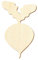Holz Radieschen - Deko Basteln 5-50cm, Pack mit:50 Stück, Höhe:5cm hoch