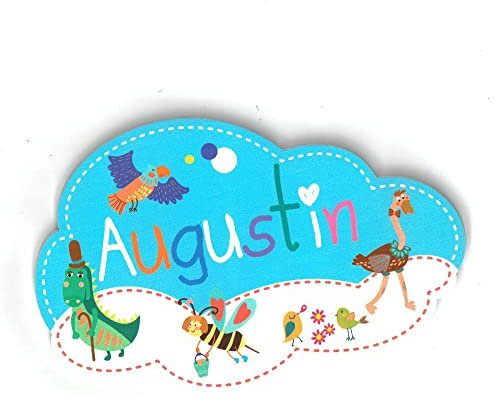 Plaque de porte pour enfant ? Augustin
