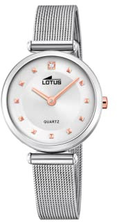 LOTUS Montre pour Femme 18793/1 Bliss Boîtier en Acier Inoxydable Gris Bracelet en Acier Inoxydable Gris