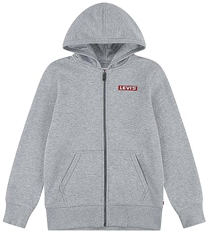 Levi's Kids Lvn boxtab full zip hoodie Jungen Grey Heather 12 Jahre