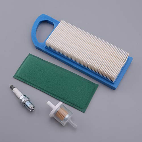 PRODCA Werkzeugzubehör Kraftstofffilter Luftfilter Zündkerze Passend Kompatibel mit Briggs & Stratton 10-13,5 PS OHV 797007 698413 613022 650821 697152 794421