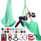 PRIORMAN Aerial Silk Set, Premium 9 Yards/8.2m Pro 40 Denier Nylon Medium Stretch Fabric Silks, Heavy-Duty Fitness Hammock Perfect for AntiGravity Hammock Yoga Training & Dance Circus Performances