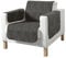 Erwin Müller Sessel- und Sofaschoner Wildleder-Optik grau Größe 50x200 cm