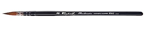 Raphael Stradivarius Pinceau aquarelle synthétique Kolinsky Noir