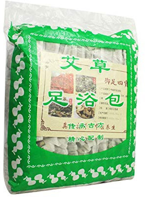 DUNSBY Fußbadetasche Blase Füße Safflower Alt Ingwer Ai Ye Bubble Füße Fußbad 30 Taschen Aihubub Fußfußbad Pulver