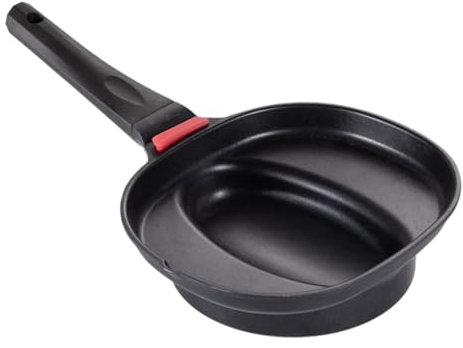 BESTonZON 1 Pc Olla De Omurice Sartén Para Tortilla Francesa Sartén Antiadherente Ollas De Desayuno Máquina De Tortillas Panqueque Multiusos Cámping Olla Multifuncional Aleación De Aluminio