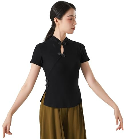 Angcoco Elegante chinesische traditionelle Cheongsam-Oberteile für Damen