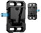 SIRUI Mini V Mount Batterieplatte, Kleiner V-Mount-Adapter mit 1/4 Zoll, 3/8 Zoll ARRI, M4 und M3 Multi-Threads, SC-VM-B