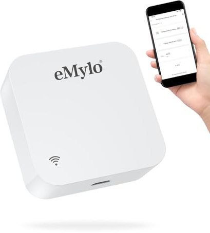eMylo Gateway Bluetooth 5.0 e ZigBee 3.0 con funzione di telecomando IR Gateway di controllo remoto senza fili Hub WiFi Bluetooth ZigBee intelligente per la domotica Compatibile con Alexa, Google Home