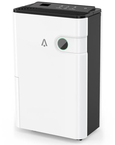 Acekool Dehumidifiers for Home 24L/Day Dehumidifier with Automatic Humidity Display Sleep Mode Childlock 24H Timer High-capacity Dehumidifier Ideal for Damp Mould and Condensation