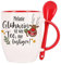 Herz & Heim® Löffeltasse mit Wunschnamen für Glühwein zu Weihnachten