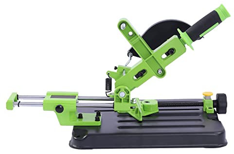 1HarBin-Star 100-125mm Ständer für Winkelschleifer, BohrmaschinenstäNder Halter Trennständer Winkelhalter, TrennstäNder für Winkelschleifer Grün Neu