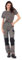 DINOZAVR Fortum Pantaloni da Lavoro da Donna - Abbigliamento da Lavoro da Donna in Cantiere - Pantaloni Cargo da Donna con Cordura - Grigio 46