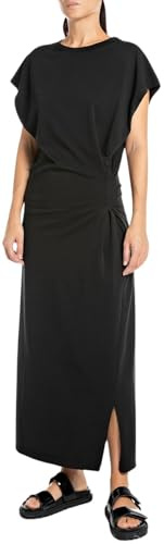 Replay Damen Maxikleid Kurzarm Tailliert