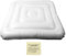 Couverture Gonflable de Spa, Couvercle D'économie D'énergie de Hub Chaud, Couvercle de Protection de Piscine avec Anti-Poussière et Anti-Pluie pour Spa Carré Extérieur de 4,2 Pieds