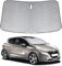 Parasol de Ventana Delantera de Coche Compatible con Peugeot 208 2019-2024, Parasol para Parabrisas de Coche en el Interior Plegable, Protección UV Reflectante contra el Polvo