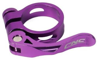 wanhaoaony Bike Seat Clamp CNC Bike Accessories Seatpost Clamp Ultralight Bicycle Seat Post Clamp 31.8mm 34.9mm Aluminum Mountain Road Bike Seat Post Clamp Seat Post Clamp(Purple 34.9mm)