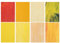 sourcing map Lot de 8 feuilles de verre vitrail, 10,2 x 15,2 cm, variété de carreaux de mosaïque pour projets de bricolage, décoration d'intérieur, série jaune