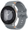 MoKo Cinturino Sportivo Compatibile con Samsung Galaxy Watch 7 FE 6 5 4 40mm 44mm/Watch 6 4 Classic 43mm 47mm 42mm 46mm/5 Pro 45mm, Cinturino in Silicone Morbido per Donna Uomo, Grigio Spaziale