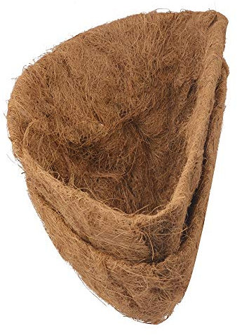 JOENHOPER Vorgeformter Ersatz Halbrund Blumenampel Kokoseinlage für Pflanzgefäß (20-Ich Halbkreis)