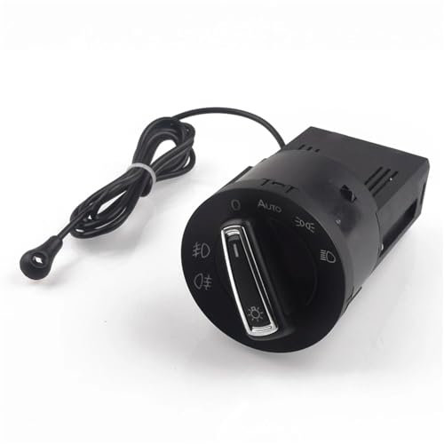Lichtschalter Scheinwerfer Kompatibel Mit VW Für Golf MK4 Serie Für Passat Für Polo Auto Scheinwerfer Nebelscheinwerfer Lichtschalter Zubehör 1C0941531 3BD941531 3BD941531A(External)