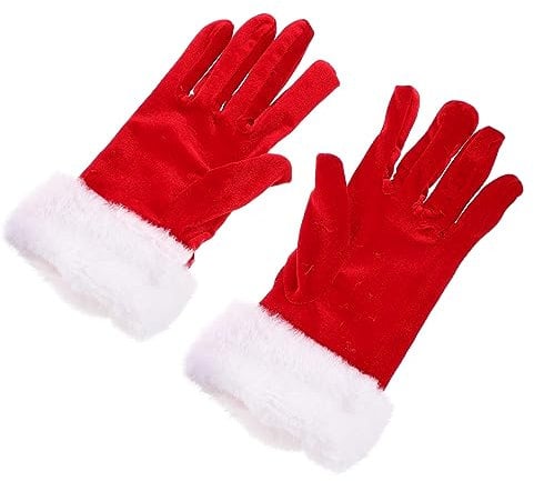 Holibanna 1 Paar Pelzige Handschuhe, Damenhandschuhe, Weihnachtshandschuhe, Partygeschenke, Performance-handschuhe