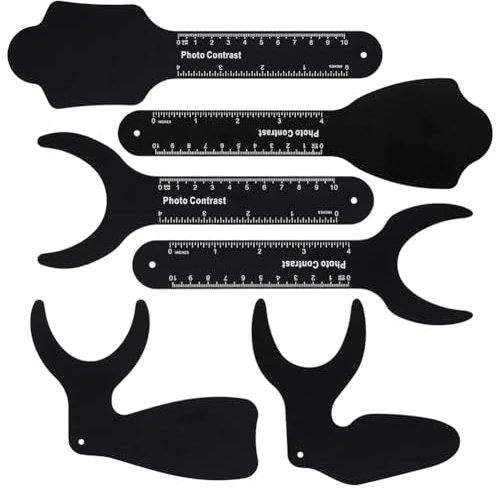 Tuesoa Dental Contraster Intraoral Photographic, 6 PCS Dental Photo Contrast Kit Palatal Intraoral Photography Kit