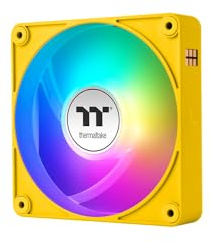 Thermaltake CT120 EX ARGB Sync PC Cooling Fan | 120‑mm‑ARGB‑PWM‑Lüfter | Bumblebee | 3 Fan Pack