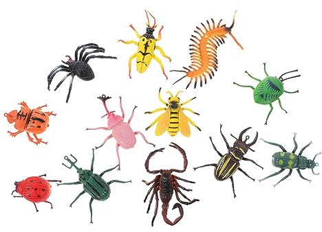 Yardwe 1Satz Insekten Verschiedene Insektenmodelle Realistische Insektenfiguren Für Bildungszwecke Party Insekten Trickspielzeug Für Lernspiele