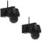 ABUS SmartLook Schwenken & Neigen, 2er Set - 4K Überwachungskamera für außen mit WLAN, Bewegungserkennung, Nachtsicht, Objekterkennung, 2-Wege-Audio, App und microSD - schwarz
