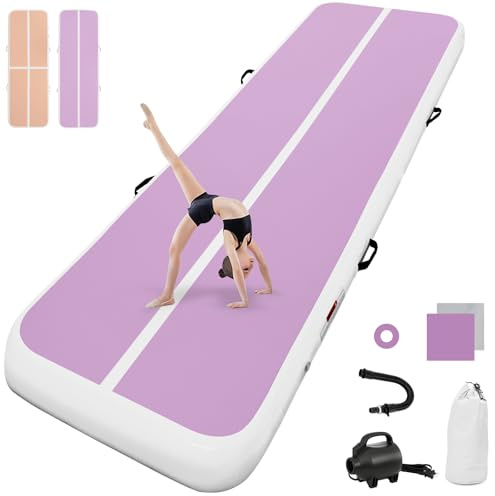 airtrack matte mit elektrischer Luftpumpe 10CM/20CM hoch 2M/3/4M/5M/6M Tumbling Matten Aufblasbare turnmatte Matte gymnastikmatte Yogamatte Camping Trainingsmatte