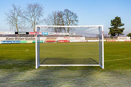 POWERSHOT® Fußballtor 3 x 2m - Made IN Germany - Super stabiles uPVC und Super Design, WETTERFEST, mit Klicksystem und wählbarem Zubehör (Tor + Transporttasche)