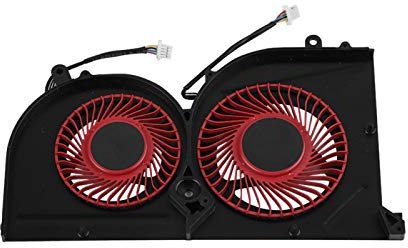 Wendry PC Fan, New GPU Cooling Fan for MSI GS63VR GS73VR Stealth Pro BS5005HS-U2L1, Ultra Quiet and High-End Radiator, Compatible with MSI Series