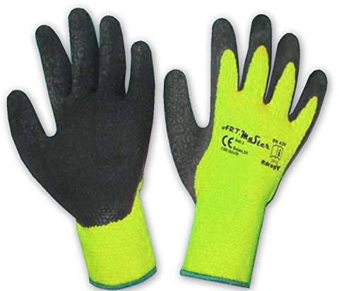 Artmas 12 Paar Arbeitshandschuhe Sicherheitshandschuhe Winter GEFÜTTERT Thermo (RdragY) (11)