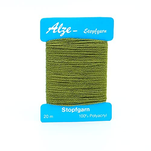 Trimz Darning Wool, Olive Green, 20m