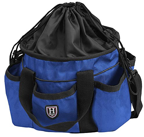 Harrison Howard Premium-Pflege-Tasche für Pferde, Blau