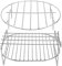 2pcs Air Fryer Rack Set Double Layer Rack with Skewer Stainless Steel Steaming Rack Stand Steamer Rack Air Fryer Accessories (8 Inch)