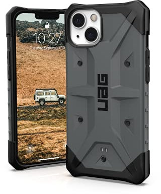 URBAN ARMOR GEAR UAG Designed for iPhone 13 Case Grey Silver Rugged Lightweight Slim Shockproof Pathfinder Protective Cover, 6.1 inch Screen