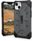 Urban Armor Gear Pathfinder Case kompatibel mit Apple iPhone 13 [Wireless Charging kompatibel, Fallschutz nach Militärstandard, Ultra Slim Bumper] silber